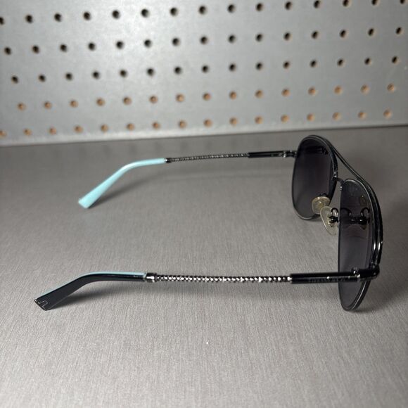 Tiffany & Co Sunglasses Aviator TF3062 Diamond Point Black Rims FRAMES ONLY main image 10